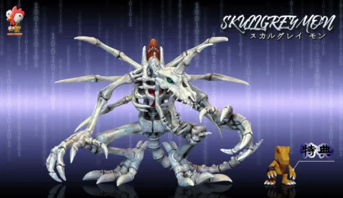 MH Scale SkullGreymon - Digimon Statue - IK Studio - Image 1