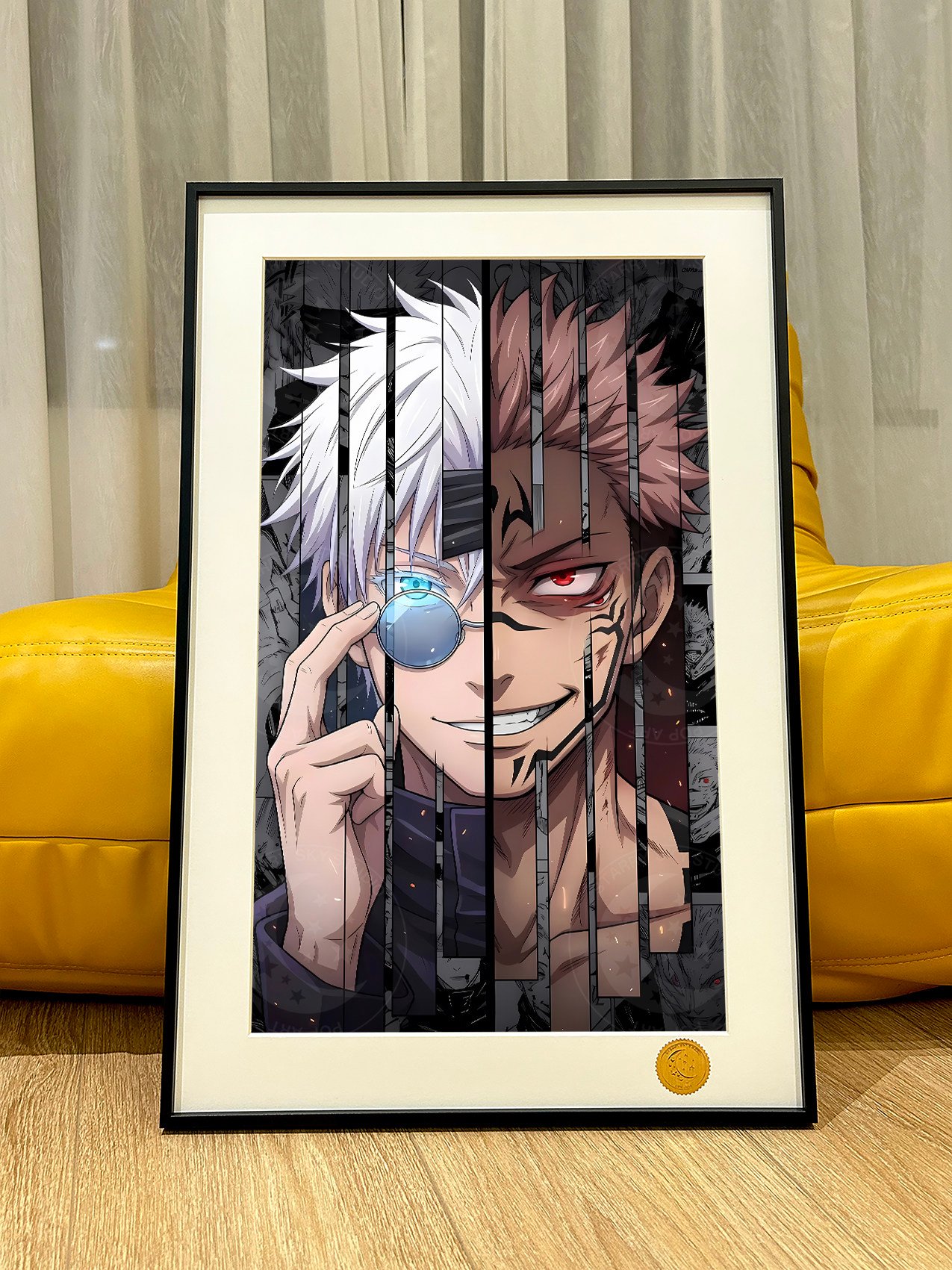 Gojo Satoru & Ryomen Sukuna Decorative Painting - Jujutsu Kaisen - Xingkong Studio - Image 5