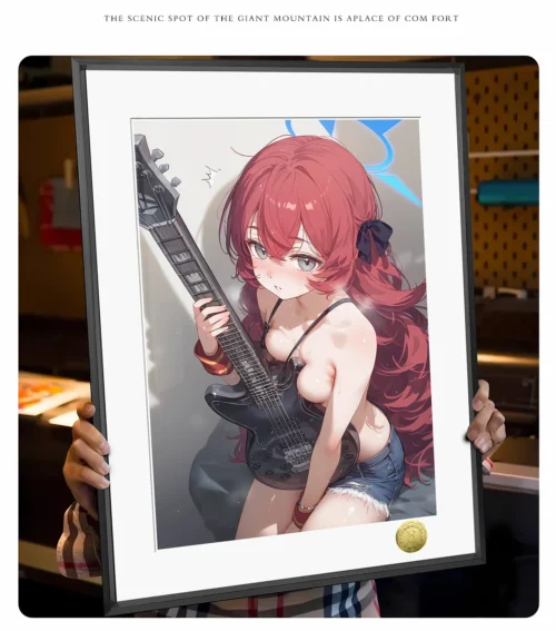 A3 & 4K Size Natsume Iroha Decorative Painting - Blue Archive Decoration Painting - HuangGua Studio - Image 2