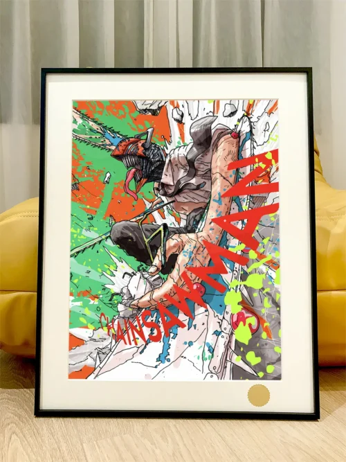 Chainsaw Devil Decorative Painting - Chainsaw Man - Xingkong Studio - Image 1