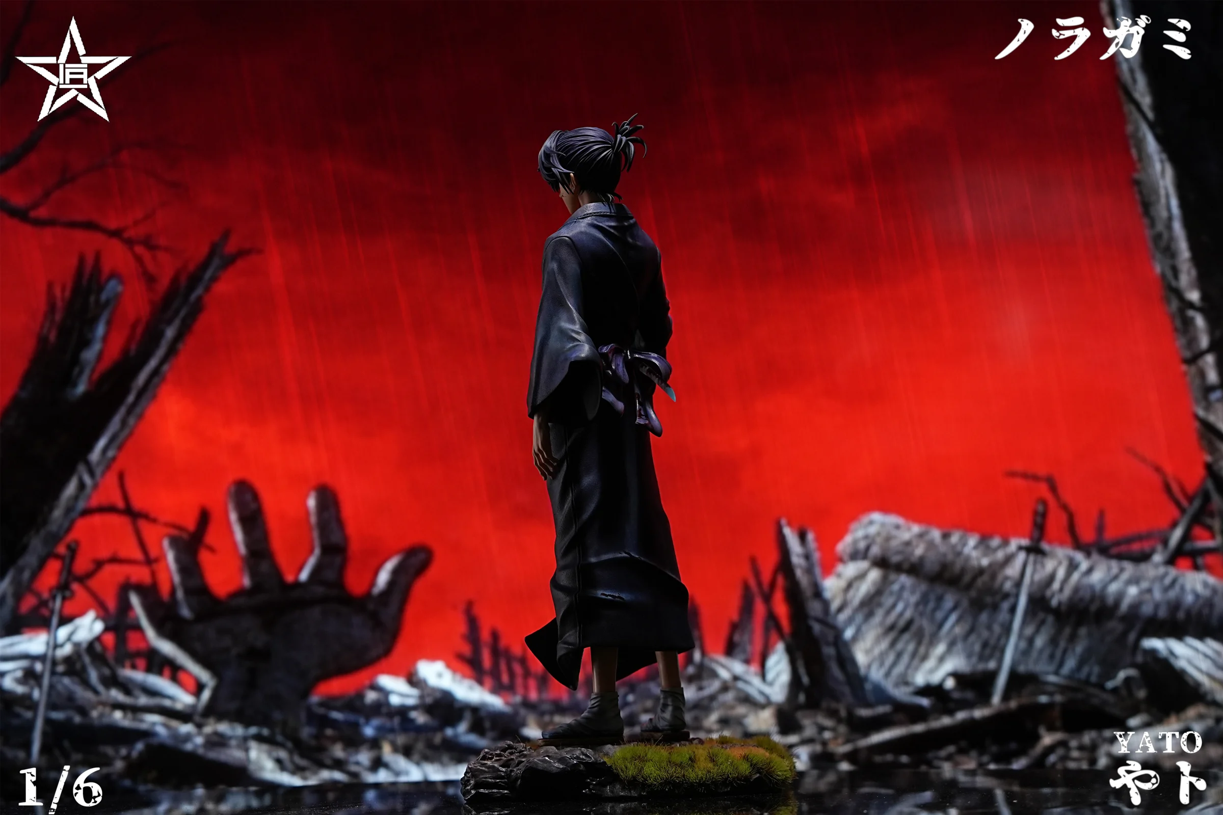 1/6 Scale Comic Ver. Yato with LED - Noragami Statue - JiangXing Studio - Image 7