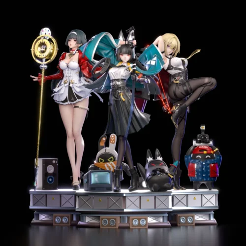 1/6 Scale Astra Yao & Hoshimi Miyabi & Evelyn Chevalier - Zenless Zone Zero Resin Statue - HaJiMi Studio - Image 1