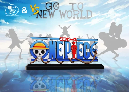 ONE PIECE Logo Stand - ONE PIECE Resin Statue - VS Studios - Image 1