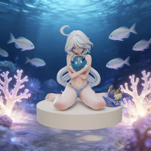 1/6 Scale God of Justice Focalors - Genshin Impact Resin Statue - YunYi Studio - Image 2