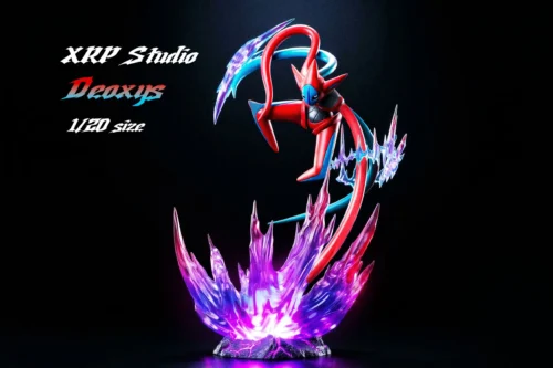 1/20 Scale World Zukan Attack Forme Deoxys - Pokemon Resin Statue - XRP Studio - Image 1