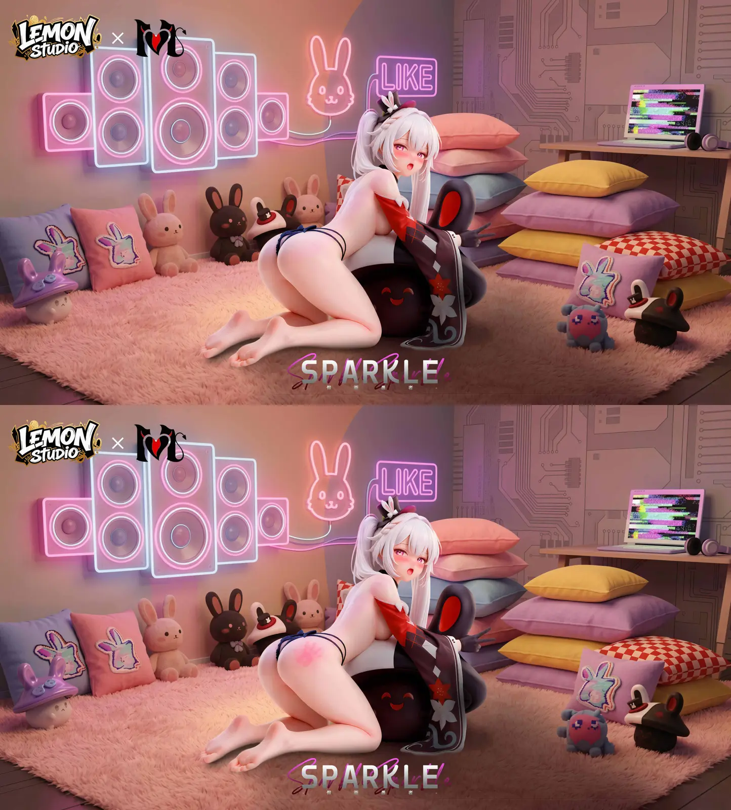 1/6 Scale Masked Girl Sparxie - Honkai: Star Rail Resin Statue - Lemon-Studio - Image 1