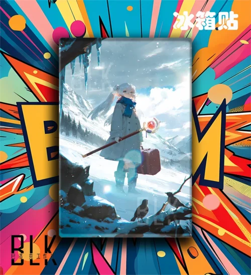 Frieren in the Snow Decorative Painting & Fridge Magnet - Frieren: Beyond Journey's End - BLK Studio - Image 2