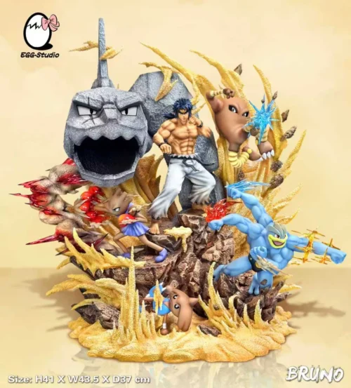 Elite Four Fighting Type Bruno - Pokemon Resin Statue - EGGS Studios - Image 1