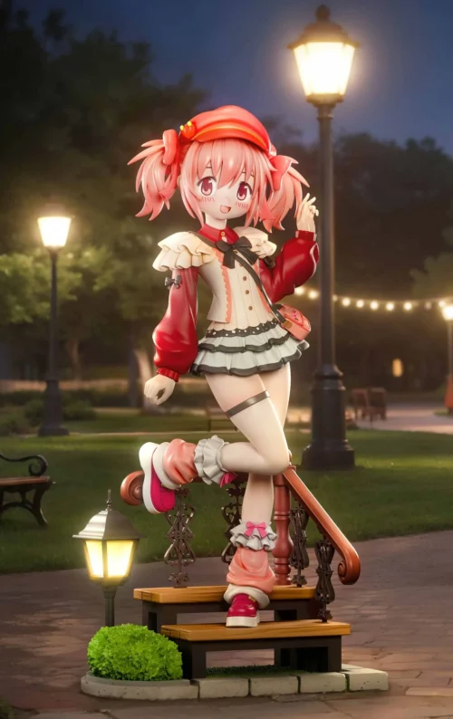 1/6 Scale Summer Plan Series 001 Madoka Kaname & Homura Akemi with LED - Puella Magi Madoka Magica Statue - ChenYu Studio - Image 2