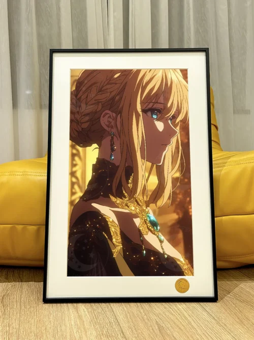 Golden Light Violet Evergarden Decorative Painting - Violet Evergarden - Xingkong Studio - Image 1