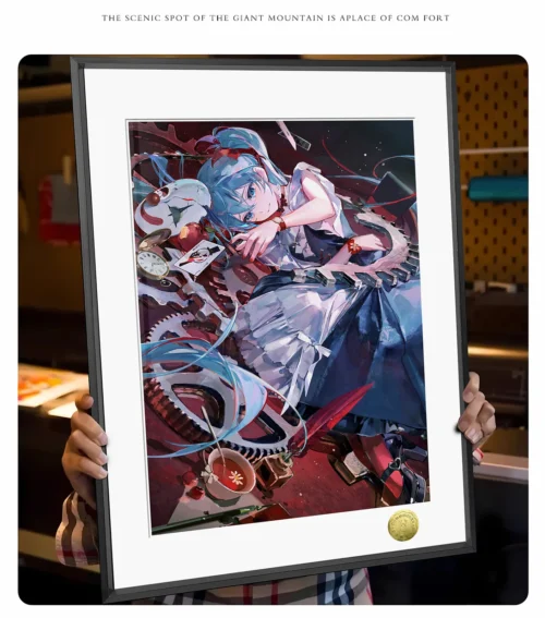 A3 & 4K Size Karakuri Pierrot Hatsune Miku Decorative Painting - VOCALOID Decoration Painting - HuangGua Studio - Image 2