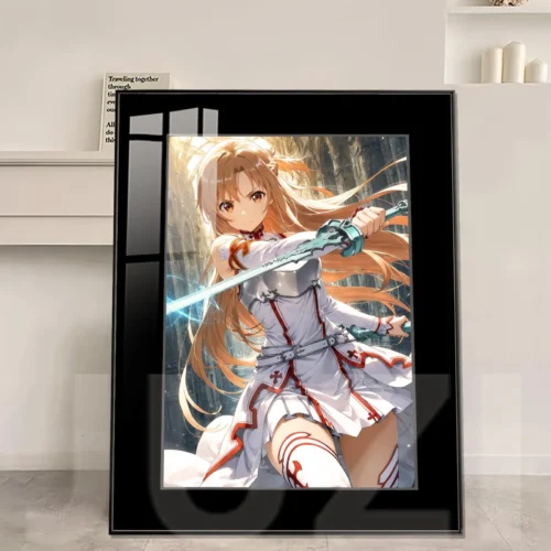 Swordbearer Asuna Yuuki Decorative Painting - Sword Art Online Decorative Painting - JuZi Studio - Image 1