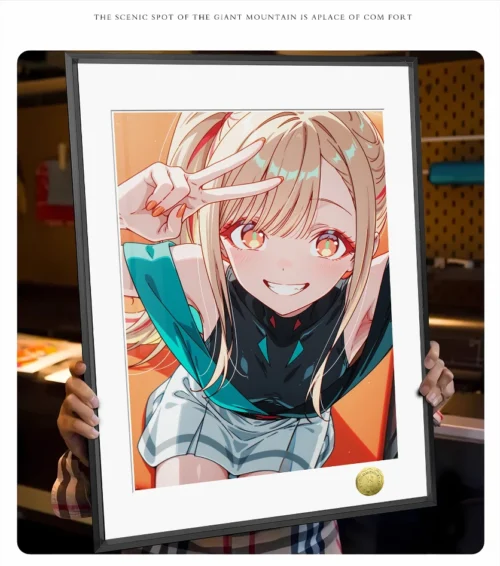 A3 & 4K Size Kaguya Decorative Painting - Cosmic Princess Kaguya! Decoration Painting - HuangGua Studio - Image 2