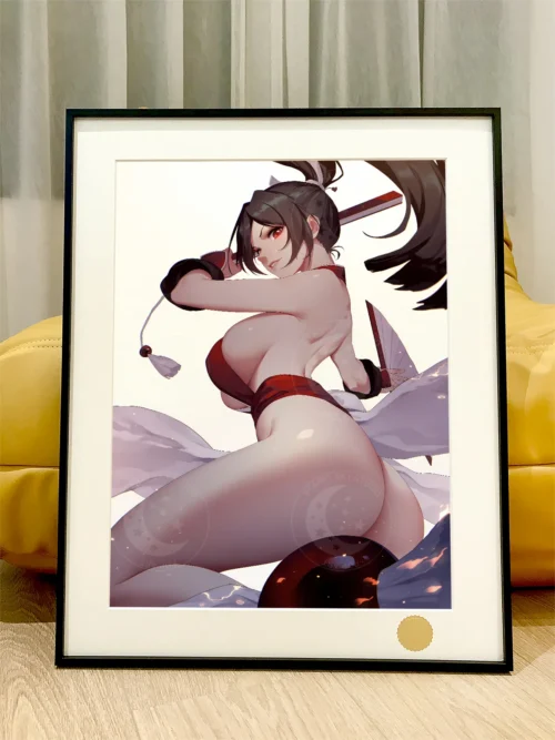 Flame Dance Mai Shiranui Decorative Painting - The King of Fighters - Xingkong Studio - Image 1