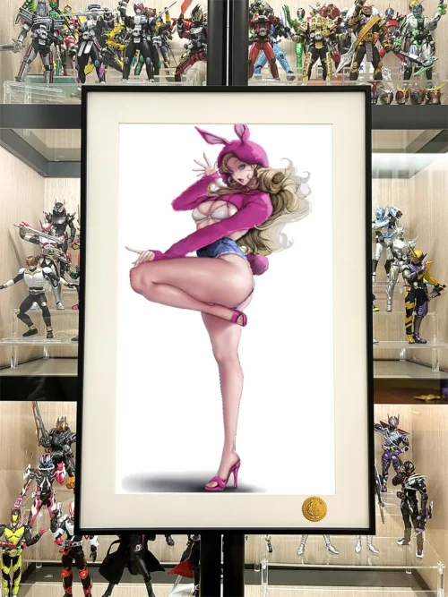 Pink Rabbit Chen Shulin Decorative Painting - A Wonderful New World - Xingkong Studio - Image 2