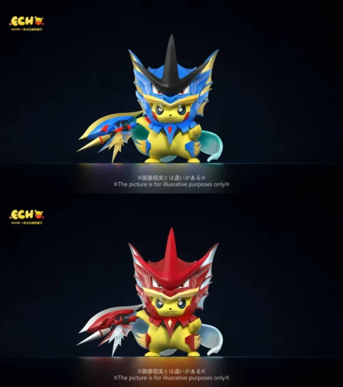 Mega Gyarados Cosplay Pikachu - Pokemon Resin Statue - ECHO_Studio - Image 1
