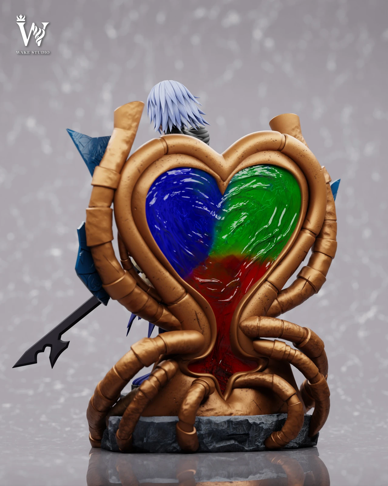 1/4 Scale Riku with LED - Kingdom Hearts Resin Statue - Wake Studio - Image 5