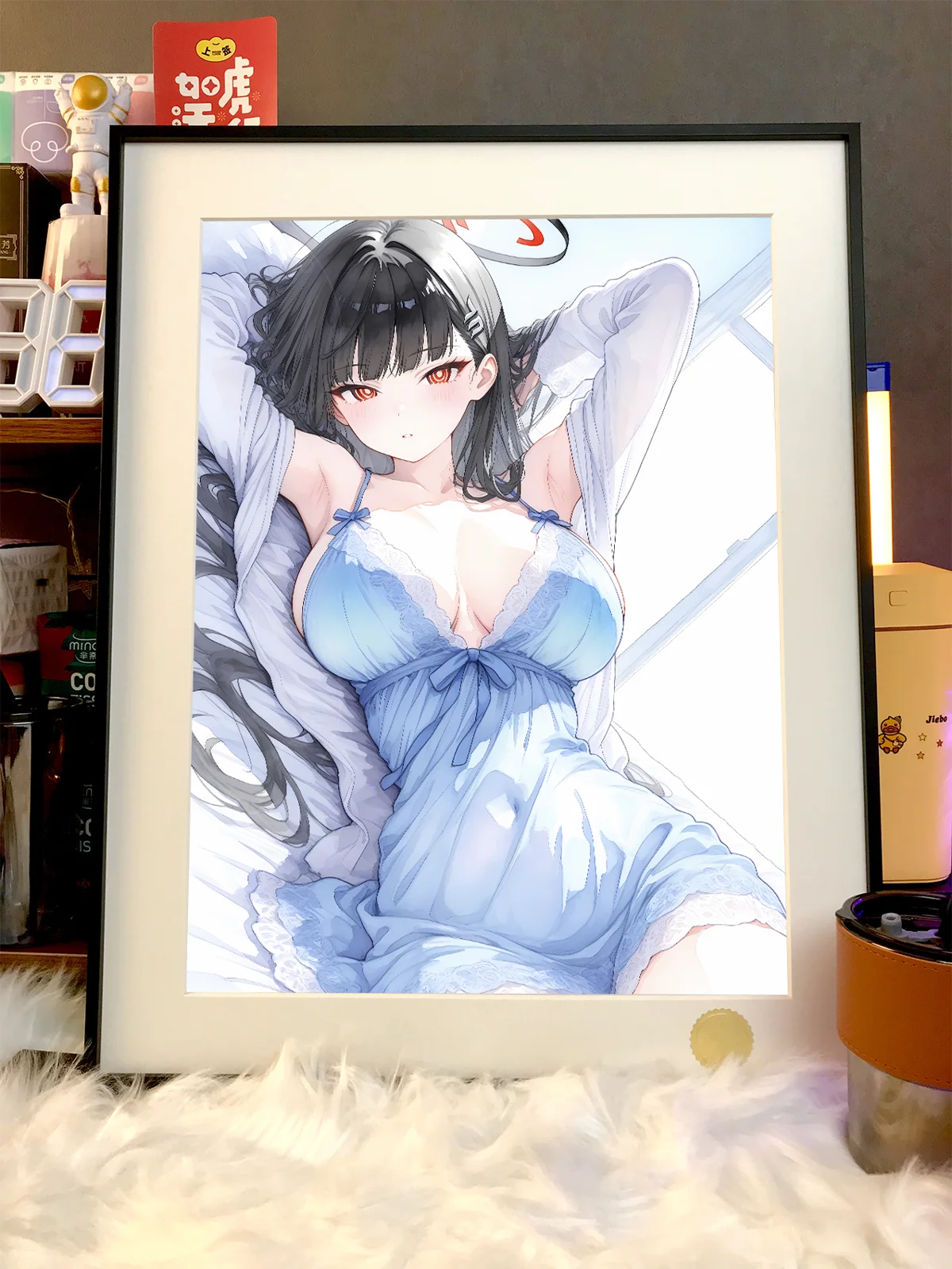 Pajamas Ver. Tsukatsuki Rio Decorative Painting - Blue Archive - Xingkong Studio - Image 2