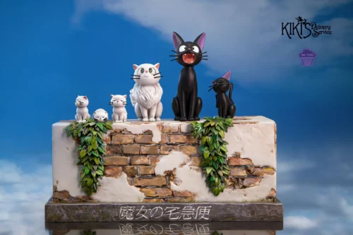 Jiji's Family - Kiki's Delivery Service Resin Statue - Cake Studio - Image 1