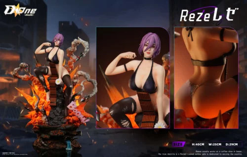 Reze with LED - Chainsaw Man Resin Statue - D.one Studio - Image 1