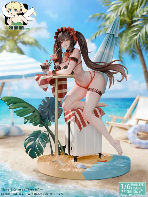 1/6 Scale Swimsuit Ver. Kurumi Tokisaki - DATE A LIVE Resin Statue - YaoMengMeng Studios - Image 1