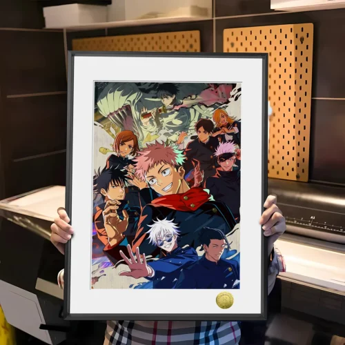 A3 & 4K Size Super-Powerful Sorcerers Decorative Painting - Jujutsu Kaisen Decoration Painting - HuangGua Studio - Image 1