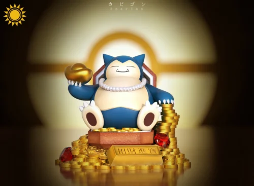 Lucky Rich Snorlax - Pokemon Resin Statue - TaiYangMoWan Studio - Image 2