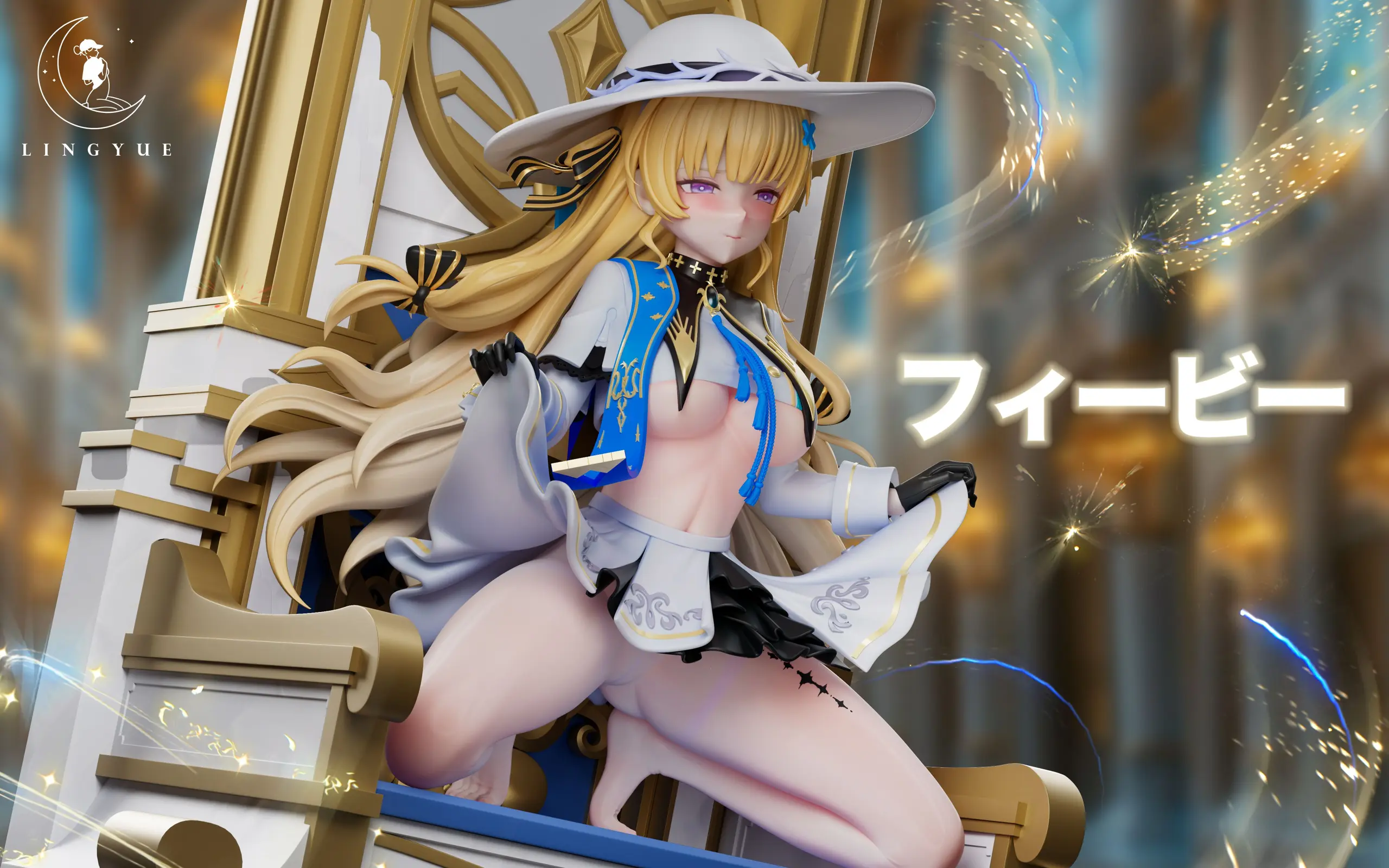 1/6 Scale Invitation from Phoebe - Wuthering Waves Resin Statue - LingYue Studio - Image 5