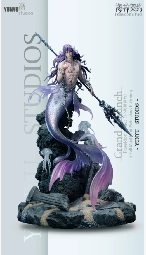 1/6 Scale Lemurian Sea God Ver. Rafayel - Love and Deepspace Resin Statue - YunYu Studio - Image 1