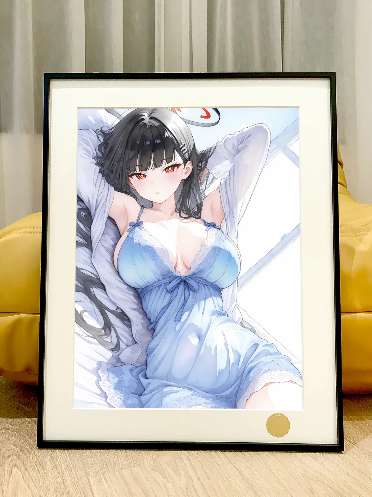 Pajamas Ver. Tsukatsuki Rio Decorative Painting - Blue Archive - Xingkong Studio - Image 1