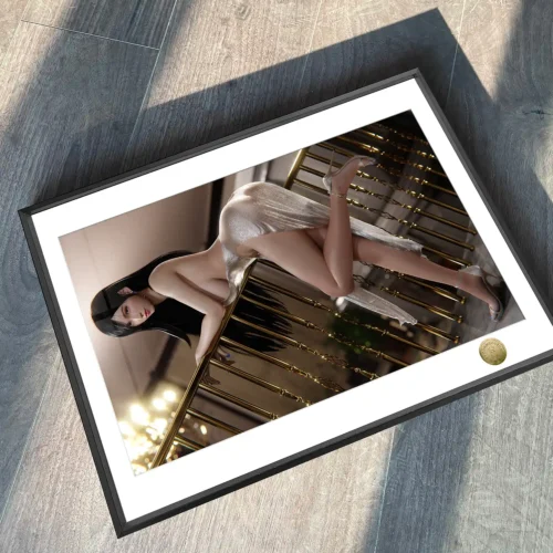 A3 & 4K Size Sexy Lady Tifa Lockhart Decorative Painting - (FF7) Final Fantasy VII Decoration Painting - HuangGua Studio - Image 2