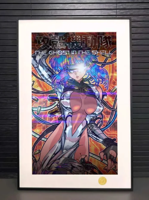 Motoko Kusanagi Decorative Painting - Ghost in the Shell - H-TWO Studio - Image 2