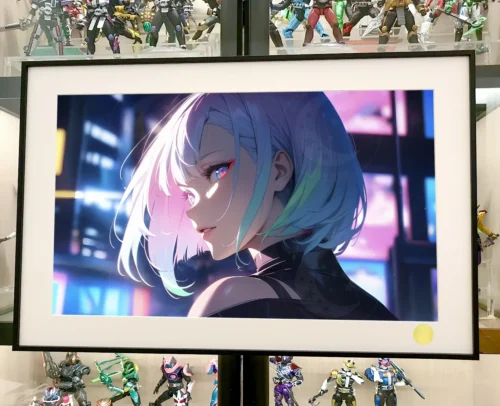 Looking Back Lucyna Kushinada 002 Decorative Painting - Cyberpunk: Edgerunners - Xingkong Studio - Image 2