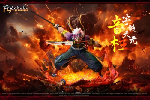 1/6 Scale Tengen Uzui - Demon Slayer: Kimetsu No Yaiba Resin Statue - FLY Studio - Image 1