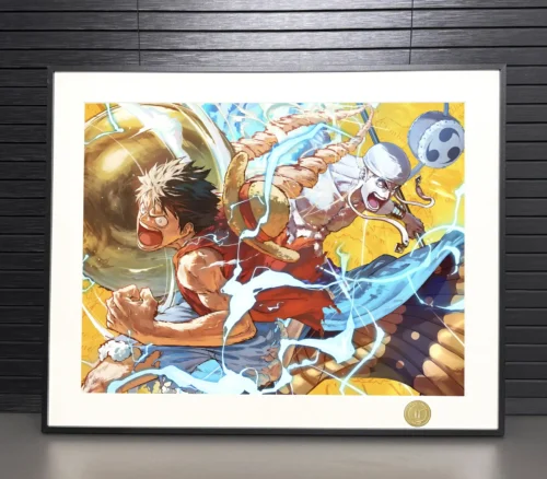 Monkey D. Luffy & Enel Decorative Painting - ONE PIECE - H-TWO Studio - Image 2