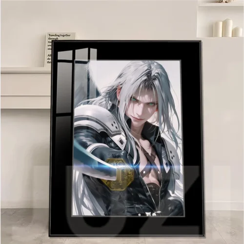 Silver Blade Sephiroth Decorative Painting - (FF7) Final Fantasy VII Decorative Painting - JuZi Studio - Image 1