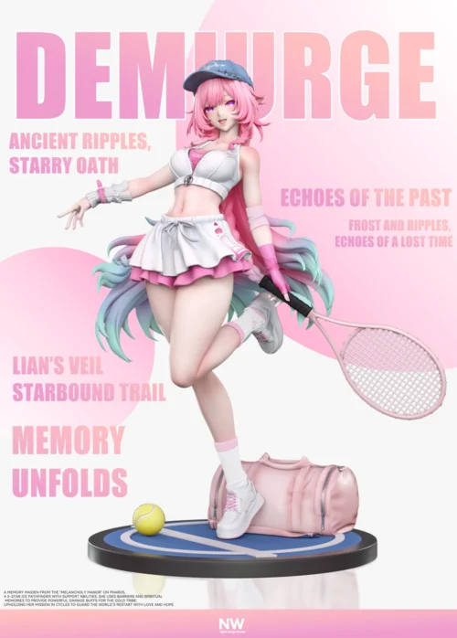 Tennis Girl Cyrene - Honkai: Star Rail Resin Statue - Night Wing Studio - Image 1