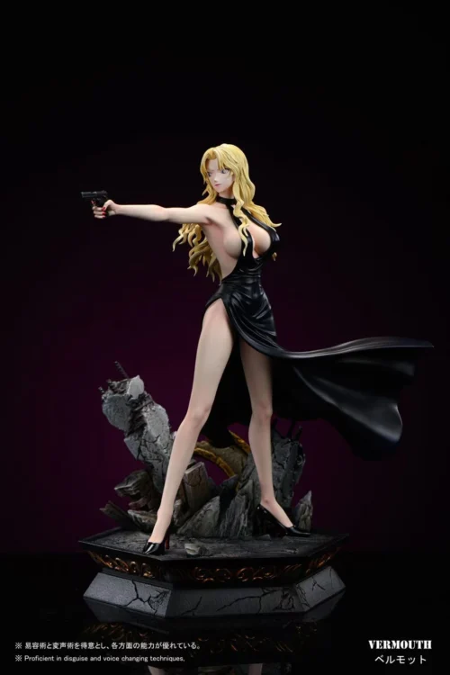 1/6 Scale Holding Gun Vermouth - Detective Conan Resin Statue - YYDS Studios - Image 2