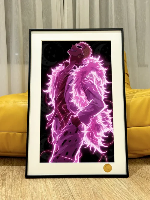 Glow Donquixote Doflamingo Decorative Painting - ONE PIECE - Xingkong Studio - Image 1