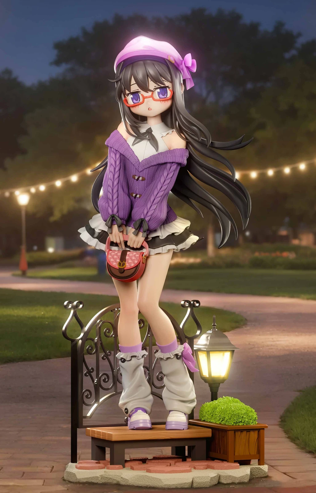 1/6 Scale Summer Plan Series 001 Madoka Kaname & Homura Akemi with LED - Puella Magi Madoka Magica Statue - ChenYu Studio - Image 4