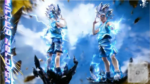 1/6 Scale Godspeed Killua Zoldyck with LED - HUNTER X HUNTER Resin Statue - INK Studio - Image 1