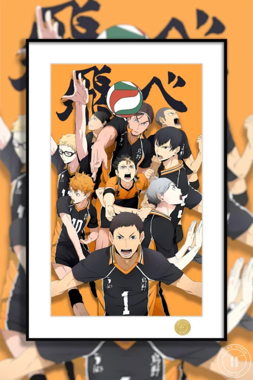 Karasuno High Decorative Painting - Haikyū!! - H-TWO Studio - Image 1