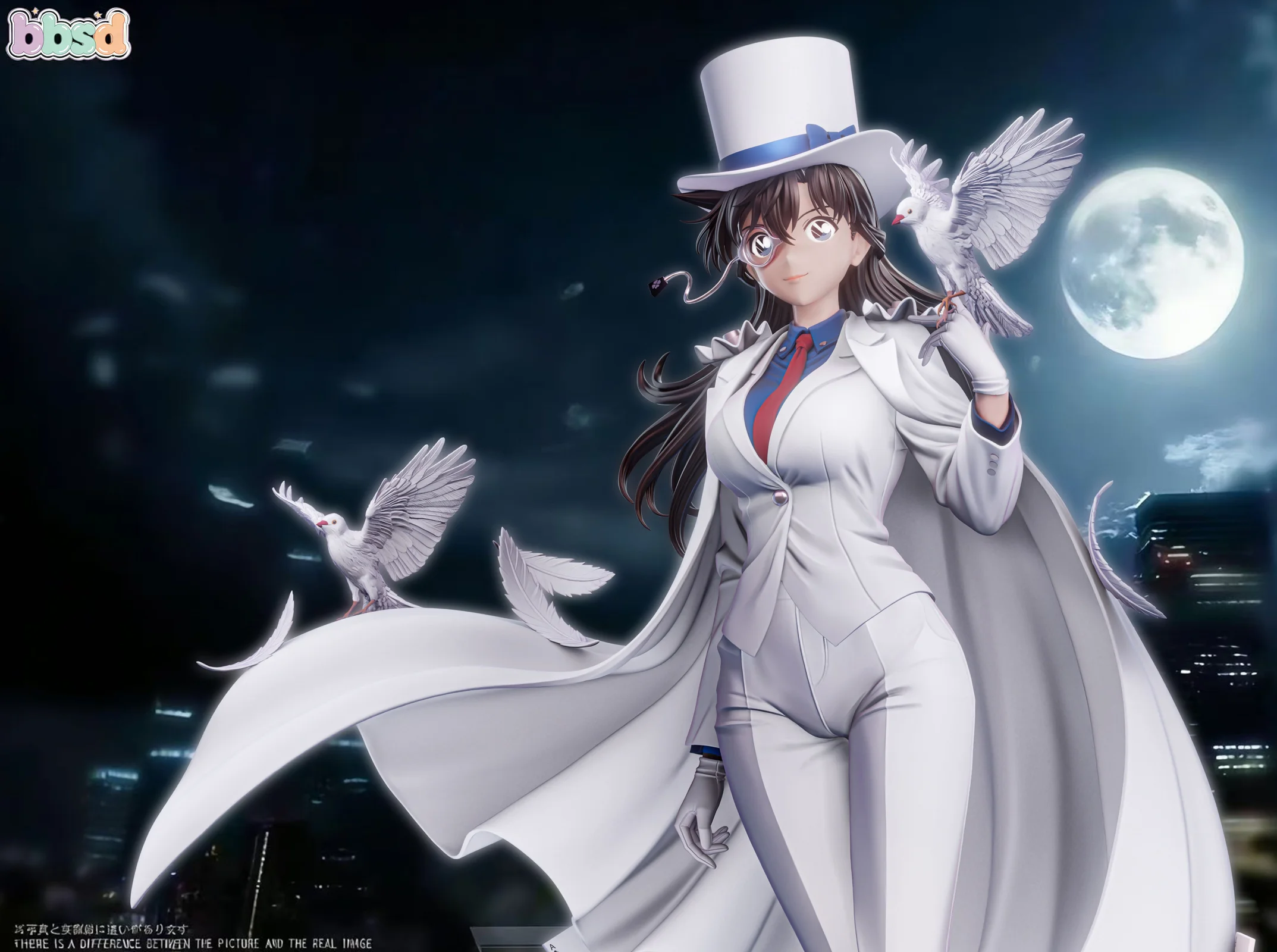 1/6 Scale Kaito Kid Cosplay Ran Mouri - Detective Conan Resin Statue - BBSD Studio - Image 4