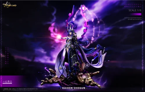 1/4 Scale Raiden Shogun - Genshin Impact Resin Statue - Pink Lady Studio - Image 1