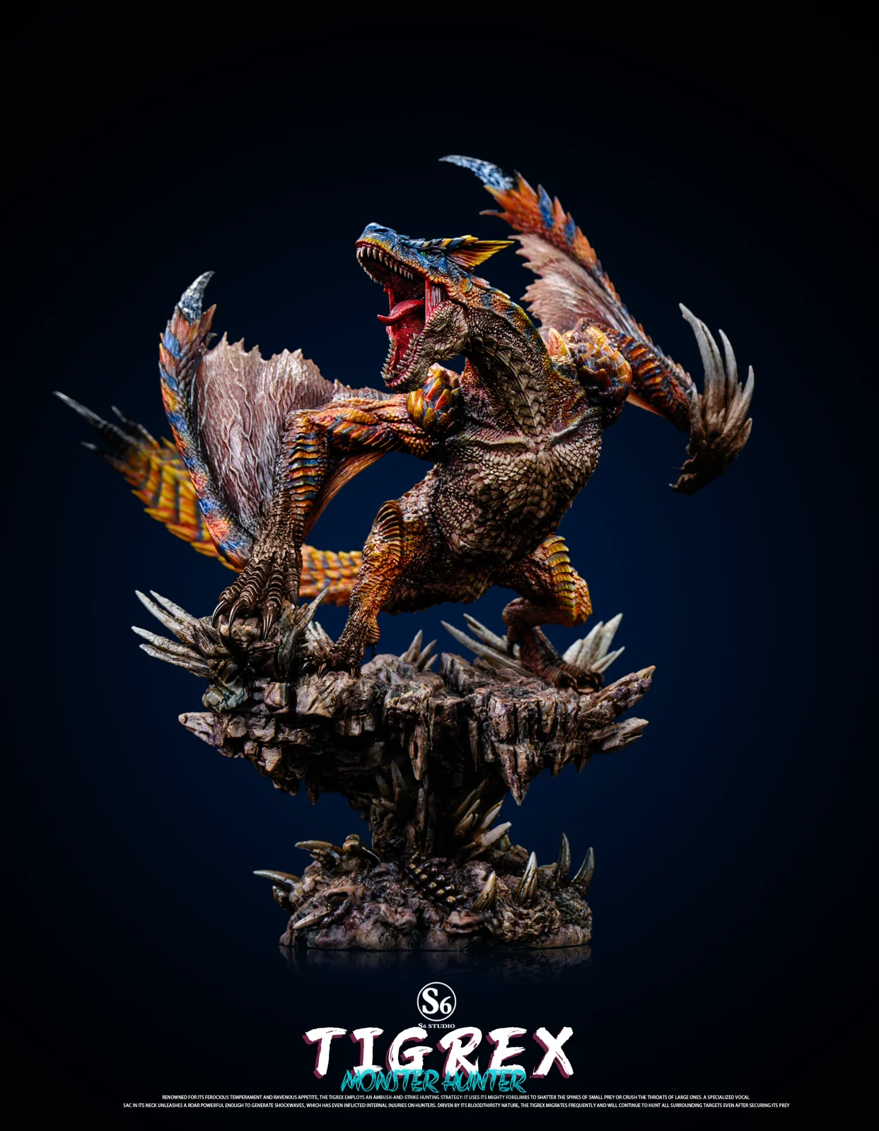 Tigrex - MONSTER HUNTER WORLD Resin Statue - S6 Studio - Image 2
