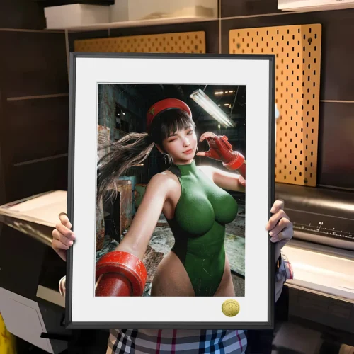 A3 & 4K Size Underground Boxer Eve Decorative Painting - Stellar Blade Decorative Painting - HuangGua Studio - Image 1