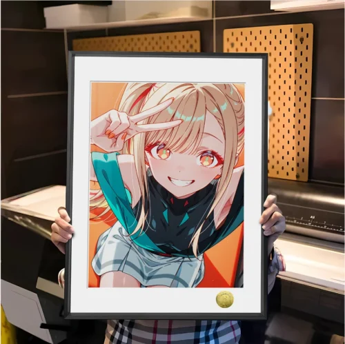 A3 & 4K Size Kaguya Decorative Painting - Cosmic Princess Kaguya! Decoration Painting - HuangGua Studio - Image 1