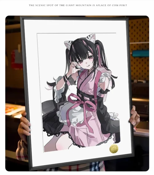 A3 & 4K Size Noi Komazawa Decorative Painting - Cosmic Princess Kaguya! Decoration Painting - HuangGua Studio - Image 2