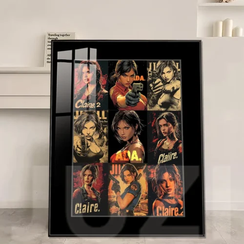 Resident Evil Series Female Characters Decorative Painting - Resident Evil Decorative Painting - JuZi Studio - Image 1