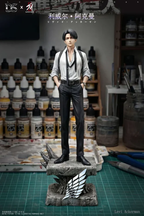 Suit Thug Series 001 Levi Ackerman - Attack On Titan Statue - DS Studio - Image 1